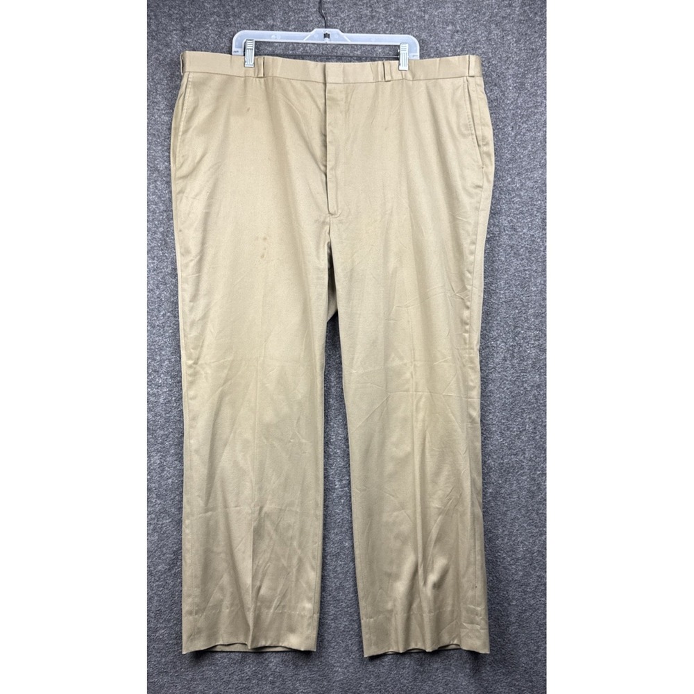 Berle Tailored Chino Pants Men's Khaki‎ Size 44x29